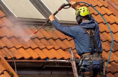Démoussage et hydrofuge de toiture à Dolignon